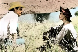 Julie (Jean Simmons) erkl&auml;rt sich bereit, die Big Muddy an McKay (Gregory Peck) zu verkaufen, zumal dieser sich verpflichtet, auch Hannasseys Vieh den Zugang zu der begehrten Wasserstelle zu gestatten.