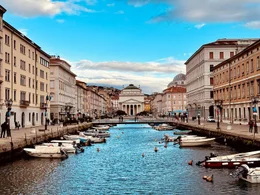 Der Canale Grande in Triest.