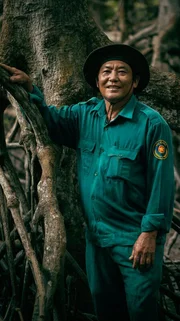 Mr. Tung &ndash; Mangrovensch&uuml;tzer in Vietnam.