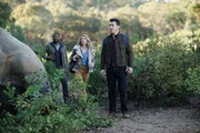 LA BREA -- "Pilot" -- Pictured: (l-r) Chik&eacute; Okonkwo as Ty Coleman, Natalie Zea as Eve Harris, Jon Seda as Dr. Samuel Valez