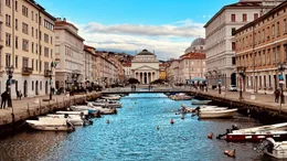 Der Canale Grande in Triest.
