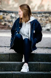 Marlene Bierwirth vor ihrer Chemotherapie.