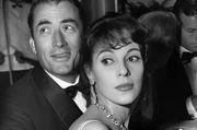 Gregory Peck und seine Ehefrau Veronique Passani Peck