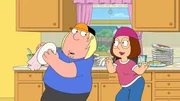 Chris Griffin (l.); Meg Griffin (r.)