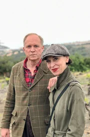 Ulrich Tukur mit Ehefrau Katharina John in Banyuls-sur-Mer