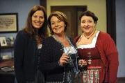 Annalena, Rosi und Moni sind ein unterhaltsames Trio. Von links: Annalena Brunner (Heidrun G&auml;rtner), Rosi Brunner (Brigitte Walbrun) und Monika Vogl (Christine Reimer).