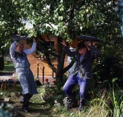 Von links: Schwerdtfeger (Hans Stadtm&uuml;ller) und Lederer (Fritz Strassner).