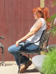 Tia and Tania discussing parolees after the storm.