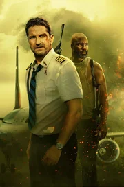 Pilot Brodie Torrance (Gerard Butler, l.) und der Str&auml;fling Louis Gaspare (Mike Colter) m&uuml;ssen nach einem Absturz &uuml;ber Rebellengebiert ums &Uuml;berleben k&auml;mpfen.