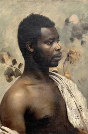 Das Gem&auml;lde "Prinz William Nii Nortey Dowuona" von Gustav Klimt, 1897. Die Identit&auml;t des Modells blieb lange Zeit ungekl&auml;rt.