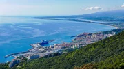 Blick auf Bastia.