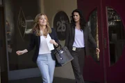 L-R: Maura Isles (Sasha Alexander), Jane Rizzoli (Angie Harmon)