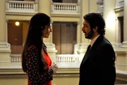 Der rebellische Ermittler und die Tochter aus gutem Hause: Ermittler Esposito (Ricardo Dar&iacute;n) und Richterin Irene Hastings (Soledad Villamil) kommen sich allm&auml;hlich auch privat n&auml;her.