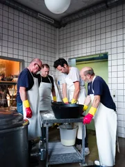 Thomas Nowak, Florian Holzer, Ingo Pertramer, Robert Paget (Mozzarella Guru).