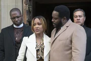Wird ihr Mann AJ Martin (Chad Coleman, 2.v.r.) eine gerechte Strafe f&uuml;r seine Taten bekommen? Die verpr&uuml;gelte Paula (Meagan Good, 2.v.l.) steht offenbar vollkommen auf seiner Seite. Was verschweigt sie?