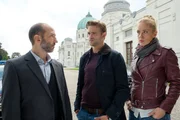 Im Bild (v.li.): Martin Kreuzer (Michael Fuith), Simon Steininger (Michael Steinocher), Penny Lanz (Lillian Klebow).