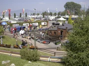 Der Swiss Vapeur Parc in Le Bouveret am Genfer See.