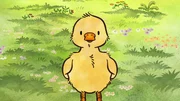 Als der kleine braune Hase an diesem Morgen die kleine Feldmaus besuchen will, trifft er unterwegs ein kleines gelbes Tier. Leider ist es noch zu klein um zu sprechen, so ist alles was der Kleine auf jede Frage antwortet: „Quak“. Als der kleine braune Hase an diesem Morgen die kleine Feldmaus besuchen will, trifft er unterwegs ein kleines gelbes Tier. Leider ist es noch zu klein um zu sprechen, so ist alles was der Kleine auf jede Frage antwortet: „Quak“.