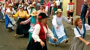 Das Fest Romeria de San Isidro.