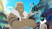 Pavel, ein alter Bekannter und Rivale, steuert die Drone der Blizzard-Bosse.