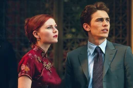 K&ouml;nnen kaum glauben, was sie da gerade sehen: Harry Osborn (James Franco, r.) und Mary Jane Watson (Kirsten Dunst, l.)