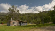 Das Haus eines Wildh&uuml;ters in Patagonien.
