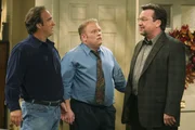 Bear" - Cheryl's gynecologist forbids her from having sex with Jim until the time is right to get pregnant, and Jim eats crow in order to win a huge account from a blowhard potential client (Tom Arnold), on "According to Jim," TUESDAY, NOVEMBER 30 (9:00-9:30 p.m., ET), on the ABC Television Network. JIM BELUSHI, LARRY JOE CAMPBELL, TOM ARNOLD