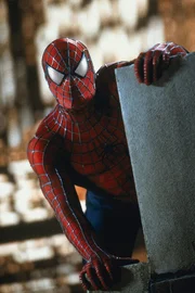 Unterwegs im Kampf gegen das Verbrechen: Peter Parker alias Spider-Man (Tobey Maguire)