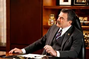 Gormley looks to Danny and Baez for help tracking down a former NYPD detective; Erin navigates office politics; Jamie is transferred; Frank and Baker investigate a complaint about an SVU detective. Bebe Neuwirth returns as Kelly Peterson. Pictured: Tom Selleck. Gormley looks to Danny and Baez for help tracking down a former NYPD detective; Erin navigates office politics; Jamie is transferred; Frank and Baker investigate a complaint about an SVU detective. Bebe Neuwirth returns as Kelly Peterson. Pictured: Tom Selleck.