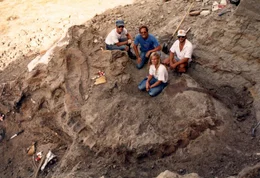 V.l.: Terry Wentz, Peter Larson, Susan Hendrickson, Neal Larson