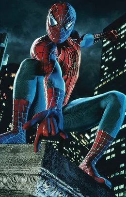 "Mit gro&szlig;er Macht kommt gro&szlig;e Verantwortung": F&uuml;r Peter Parker alias Spider-Man (Tobey Maguire) steht fest, dass er seine &uuml;bermenschlichen F&auml;higkeiten f&uuml;r den Kampf gegen das Verbrechen einsetzen will.