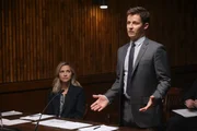 Eddie Janko (Vanessa Ray, l.); Jamie Reagan (Will Estes, r.)
