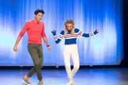 Milo Manheim (Pierce), Meg Donnelly (Taylor Otto).