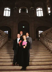 4. Staffel: v.li.: Henry van Lyck, Wolfgang Bathke, Britta Schmeling, Max Gertsch