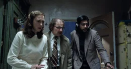 Lorraine Warren (Vera Farmiga), Maurice Grosse (Simon McBurney) und Harry Whitmark (Abhi Sinha)