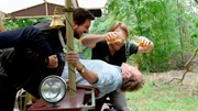 Der Alkohol flie&szlig;t in Str&ouml;men... (Tom Beck, li., Axel Stein, und Milan Peschel)