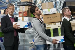 L-R: Lars (Christoph Maria Herbst), Eroll (Elyas M'Barek) und Helmut (Detlev Buck)