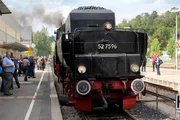 Dampflok beim Jubil&auml;um.