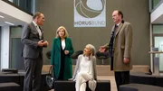 (v.l.n.r.) Richter Gabriel (Bernhard Conrad); Isa von Brede (Sabine Postel); Hilde Gen&szlig;mer (Eleonore Weisgerber); Markus Gellert (Herbert Knaup)