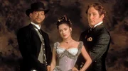James West (Will Smith, li.), Rita Escobar (Salma Hayek) und Artemus Gordon (Kevin Kline, re.)
