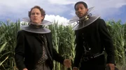 L-R: Artemus Gordon (Kevin Klein) und Jim West (Will Smith)