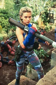 Elitek&auml;mpferin Cammy (Kylie Minogue) steht ihren Mann.