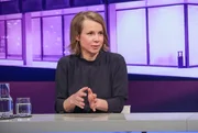 Zu Gast bei Moderatorin Sandra Maischberger: Helene Bubrowski (Table.Briefings). Zu Gast bei Moderatorin Sandra Maischberger: Helene Bubrowski (Table.Briefings).