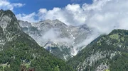 Das Karwendel-Gebirge.
