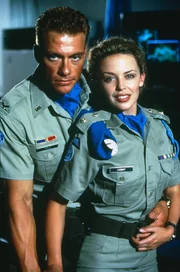 Jean-Claude Van Damme (Guile), Kylie Minogue (Cammy).