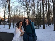 Ian and Christie Recreation actors pose