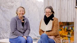 L-R: Lisi Schleicher und Maja Ludwig, H&uuml;ttenwirte Voisthalerh&uuml;tte.