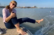 Isabella Stirm am Neusiedlersee.