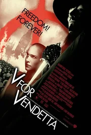 Vendetta (Hugo Weaving, r.) ist ein maskierter Freiheitsk&auml;mpfer, der im Kampf gegen einen autorit&auml;ren Staat seine pers&ouml;nliche Rache verfolgt und gleichzeitig einen gesellschaftlichen sowie politischen Umsturz vorbereitet. Evey (Natalie Portman, l.) kommt ihm dabei gerade recht ...