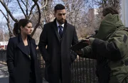 (v.l.n.r.) Maggie Bell (Missy Peregrym); Omar Adom Zidan (Zeeko Zaki)